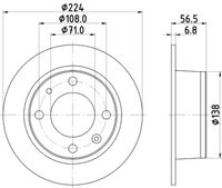 HELLA 8KV002141001 - Conector de cables