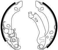 HELLA 8DB 355 002-691 - Juego de zapatas de frenos