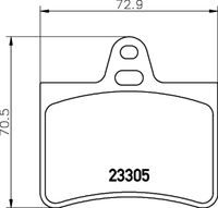 HELLA 8DB 355 019-441 - Juego de pastillas de freno