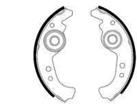 HELLA 8DB 355 000-091 - Juego de zapatas de frenos