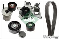 Schaeffler INA 529036930 - Bomba de agua + kit de correa poli V