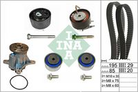 Schaeffler INA 530046930 - Bomba de agua + kit correa distribución