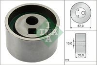 Schaeffler INA 531004710 - Polea tensora, correa dentada