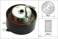 Schaeffler INA 531057810 - Polea tensora, correa dentada