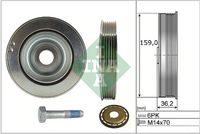 Schaeffler INA 544017321 - Kit poleas, cigüeñal