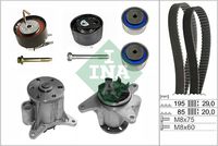 Schaeffler INA 530076431 - Bomba de agua + kit correa distribución