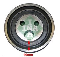 Schaeffler INA 531081810 - Polea tensora, correa dentada
