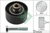 Schaeffler INA 532002010 - Polea inversión/guía, correa distribución