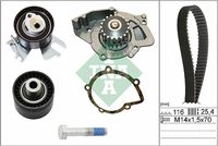 Schaeffler INA 530044930 - Bomba de agua + kit correa distribución