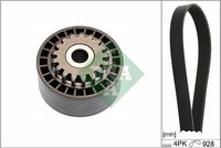 Schaeffler INA 529 0100 10 - Juego de correas trapeciales poli V