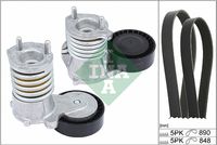 Schaeffler INA 529049010 - Juego de correas trapeciales poli V