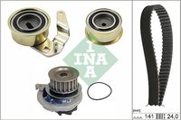 Schaeffler INA 530007530 - Bomba de agua + kit correa distribución
