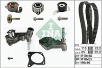 Schaeffler INA 530010430 - Bomba de agua + kit correa distribución
