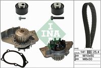 Schaeffler INA 530 0111 30 - Bomba de agua + kit correa distribución