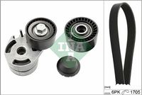 Schaeffler INA 529001210 - Juego de correas trapeciales poli V