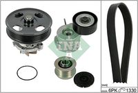 Schaeffler INA 529004030 - Bomba de agua + kit de correa poli V