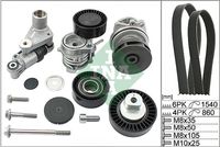 Schaeffler INA 529005330 - Bomba de agua + kit de correa poli V
