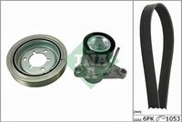 Schaeffler INA 529007010 - Juego de correas trapeciales poli V