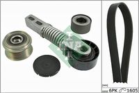 Schaeffler INA 529007410 - Juego de correas trapeciales poli V