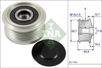 Schaeffler INA 535022810 - Rueda libre alternador