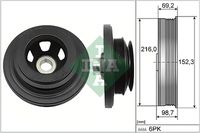 Schaeffler INA 544011610 - Polea, cigüeñal