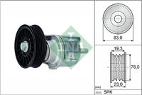 Schaeffler INA 534 0185 10 - Tensor de correa, correa poli V