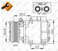 NRF 32248 - Compresor, aire acondicionado