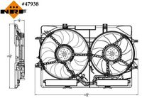NRF 47938 - Ventilador, refrigeración del motor