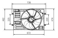 NRF 47950 - Ventilador, refrigeración del motor