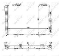 NRF 51281 - Radiador, refrigeración del motor - EASY FIT