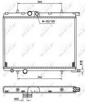 NRF 519525 - Radiador, refrigeración del motor