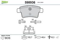 RIDEX 402B0281 - Juego de pastillas de freno