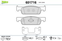 RIDEX 402B1828 - Juego de pastillas de freno