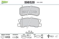 RIDEX 402B0831 - Juego de pastillas de freno