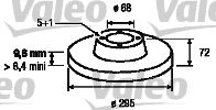 TRW DF4233 - Disco de freno