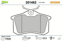 RIDEX 402B1389 - Juego de pastillas de freno