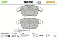 RIDEX 402B1376P - Juego de pastillas de freno