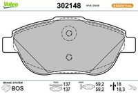 RIDEX 402B0049P - Juego de pastillas de freno