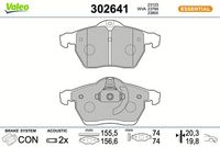 RIDEX 402B0087 - Juego de pastillas de freno