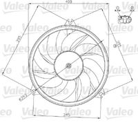 RIDEX 508R0145 - Ventilador, refrigeración del motor