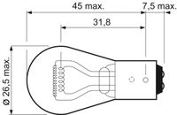 VALEO 032207 - Bombilla, luces diurnas