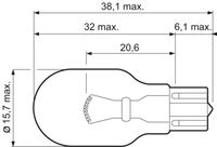 VALEO 032215 - Bombilla, luces diurnas