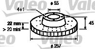 TRW DF2703 - Disco de freno