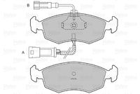 VALEO 598120 - Juego de pastillas de freno
