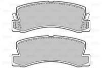 VALEO 598540 - Juego de pastillas de freno