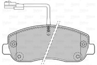 VALEO 601150 - Juego de pastillas de freno