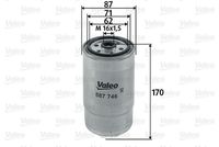 UFI 24H2O03 - Filtro combustible