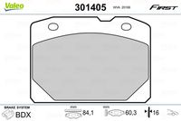 TRW GS6028 - Juego de zapatas de frenos