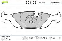 TRW GDB299 - Juego de pastillas de freno - COTEC