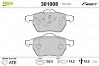 TRW GDB1204 - Juego de pastillas de freno - COTEC